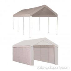 Shelterlogic Max AP 10' x 20' 2-in-1 Canopy with White Cover Enclosure Kit 554797721